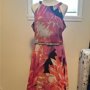 INC International Concepts watercolor floral maxi dress - Size 12